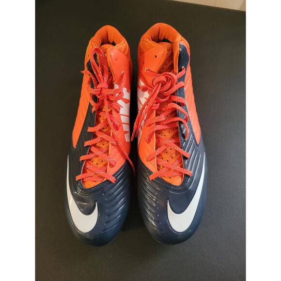 Nike Vapor Speed TD Football Cleats Orange Blue Sz 15 - Picture 2 of 8